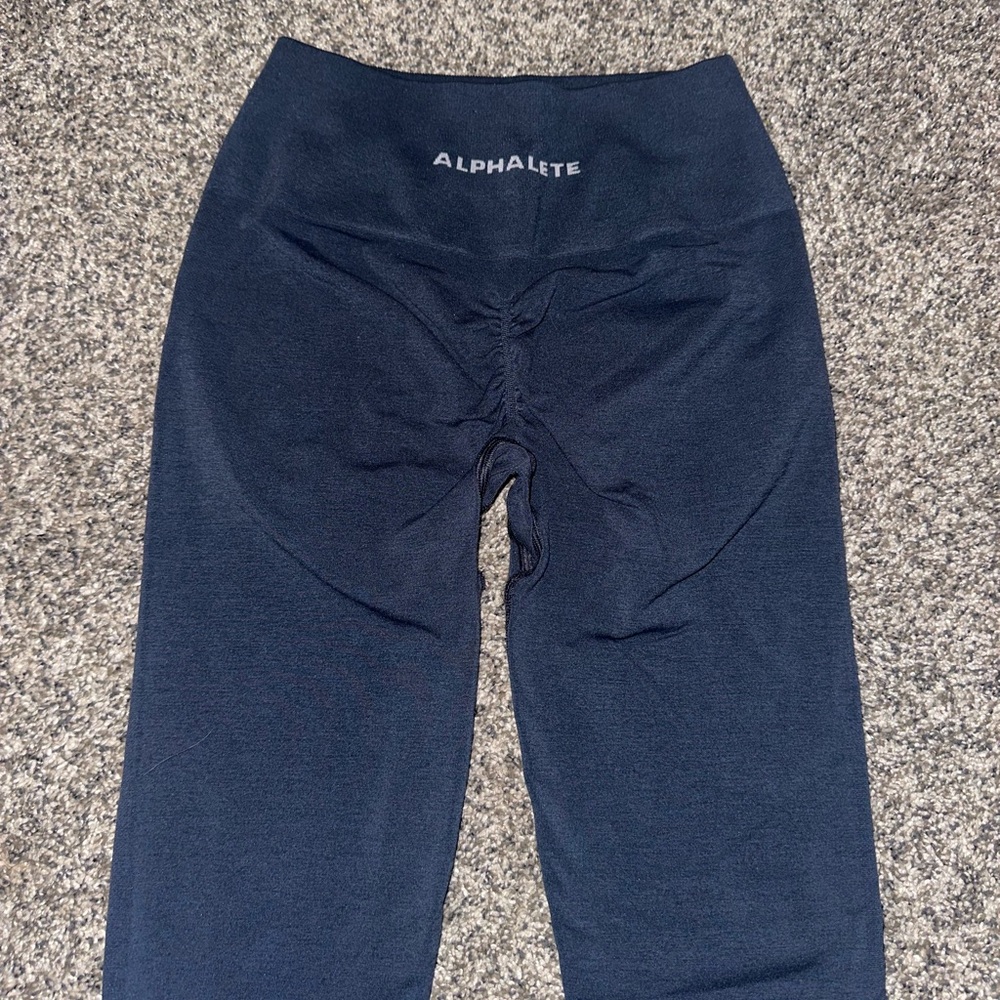 ALPHALETE Amplify Leggings Blue Whale Size S